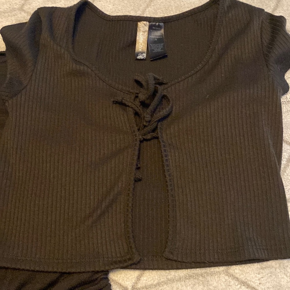 Three black women’s tops from Kohls